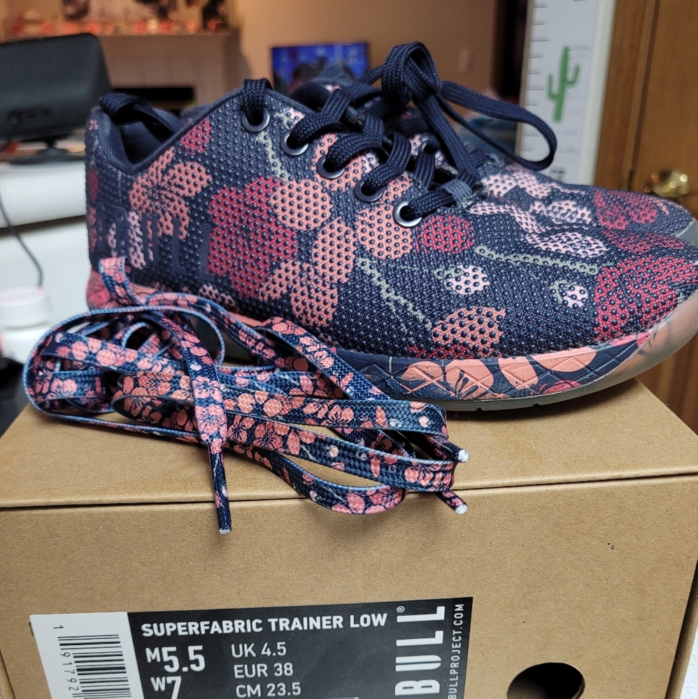 Navy Cherry Blossom Nobull Trainers